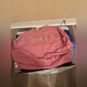 Disney Parks Walt Disney World Pink Pearl Beaded Spirit Jersey Large 2026